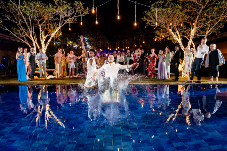 Randi and Lorenz’s rained out wedding at Mirissa Hills in Sri Lanka